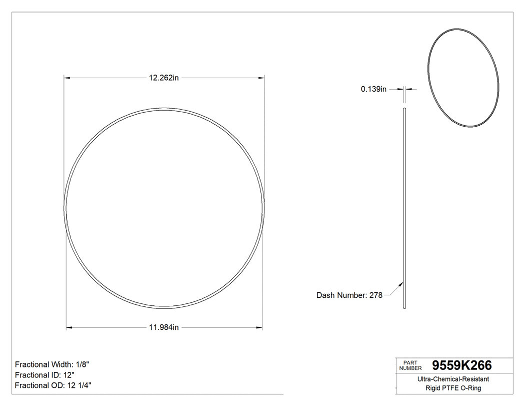 Technical drawing - 9559K266